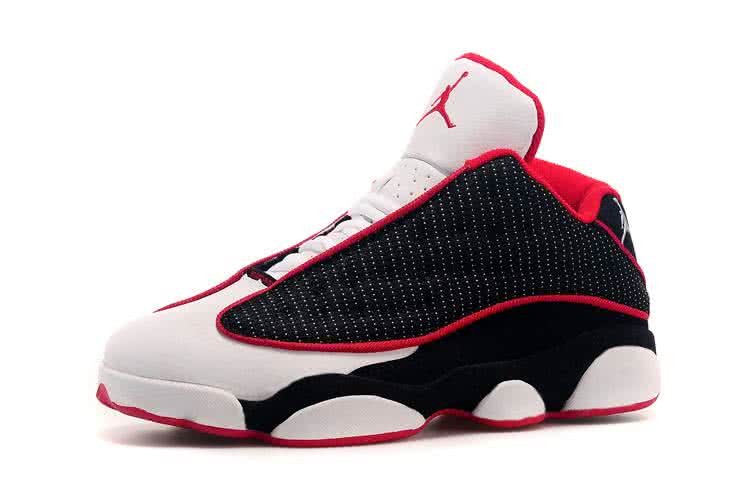 Air Jordan 13 Black White And Red Men 3
