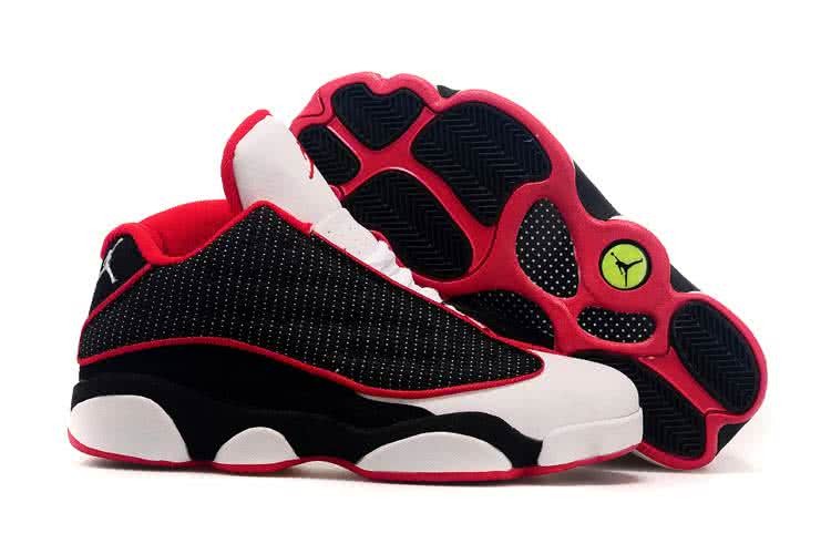 Air Jordan 13 Black White And Red Men 1
