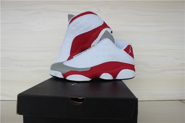 Air Jordan 13 White Black Red And Grey Men 2