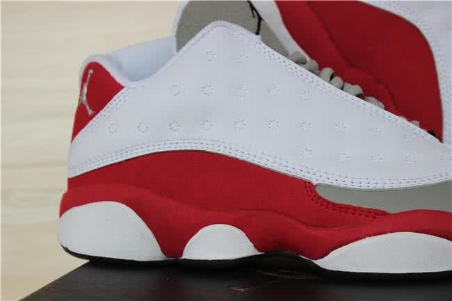 Air Jordan 13 White Black Red And Grey Men 5