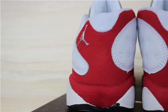 Air Jordan 13 White Black Red And Grey Men 8