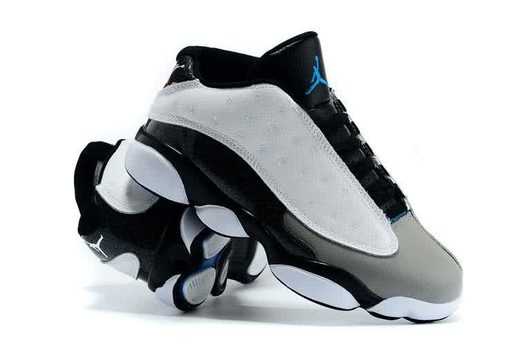 Air Jordan 13 White Black And Grey Men 2