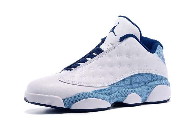 Air Jordan 13 Low White And Sky Blue Men 2