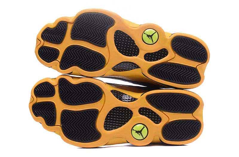 Air Jordan 13 Black And Yellow Men 3