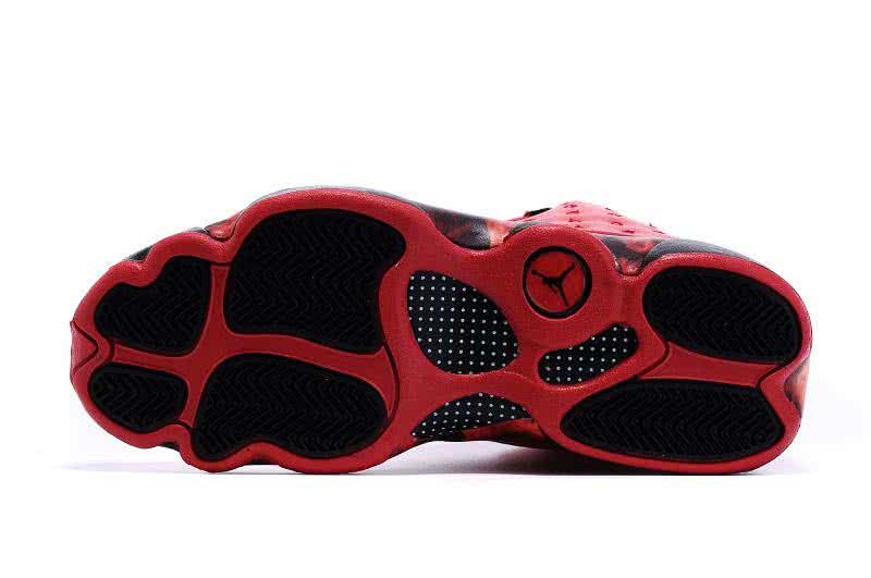 Air Jordan 13 Ray Allen-Heat Red And Black Men 6