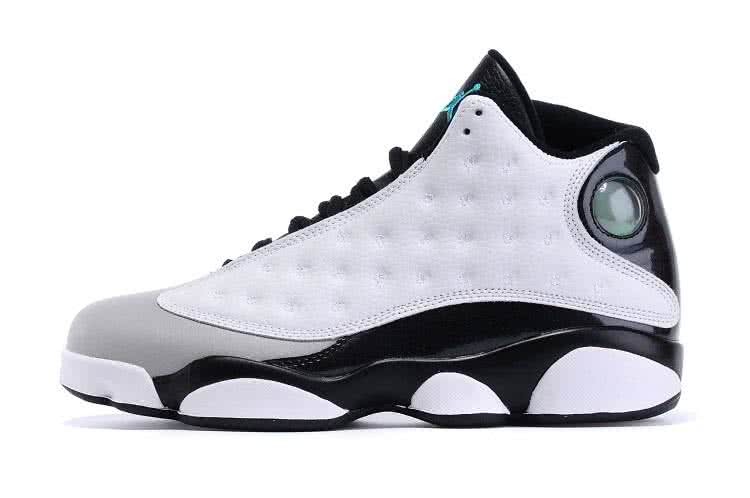 Air Jordan 13 Grey White And Black Men 3