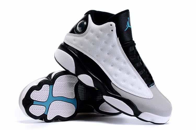 Air Jordan 13 Grey White And Black Men 5