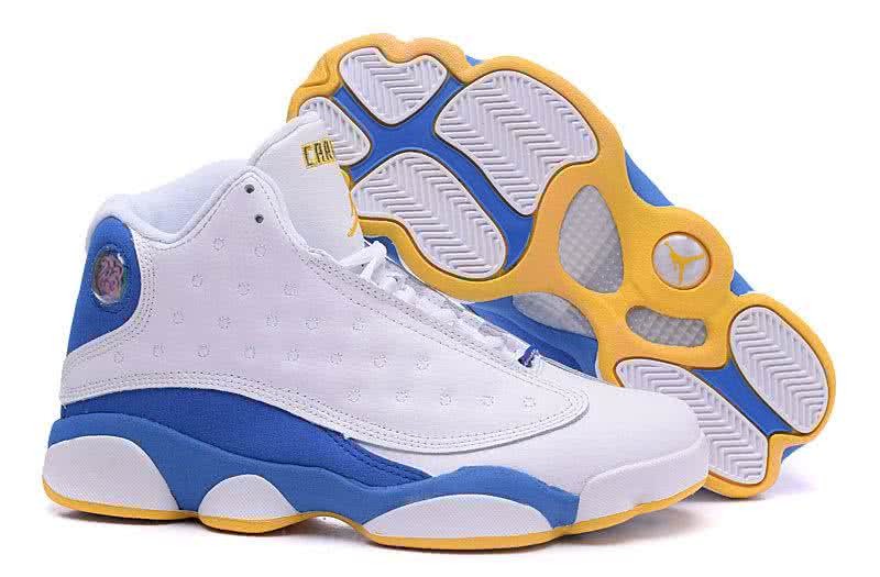 Air Jordan 13 White Sky Blue And Yellow Men 1
