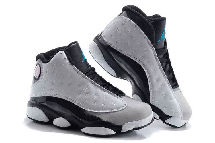 Air Jordan 13 Kids White Black And Creamy 5