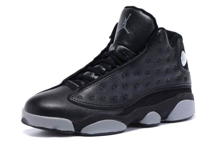 Air Jordan 13 Black And Grey Men 4