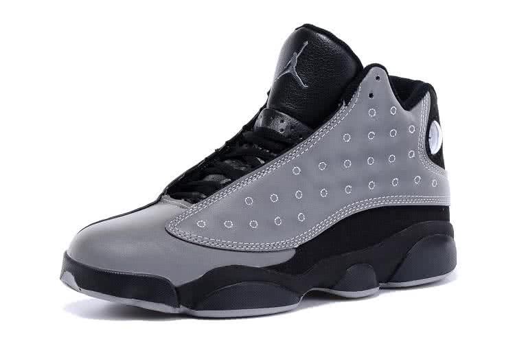 Air Jordan 13 Grey And Black Men 4