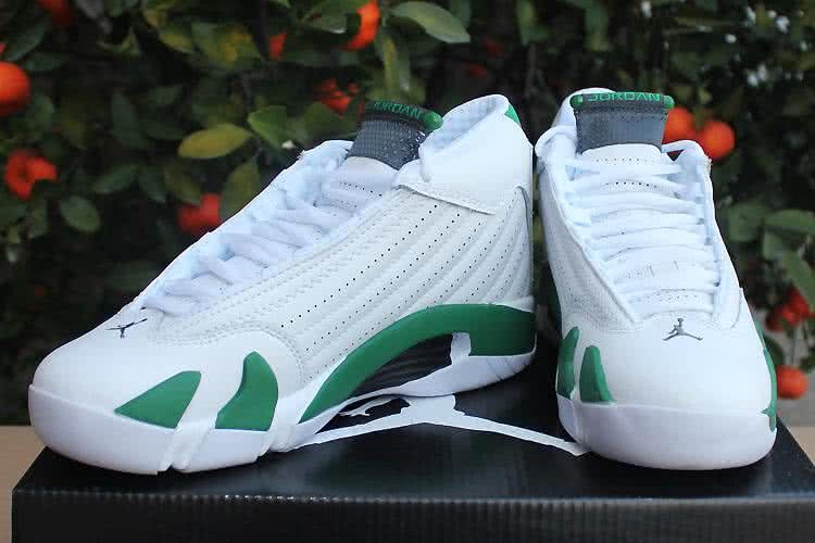 Air Jordan 14 White And Green Women 6