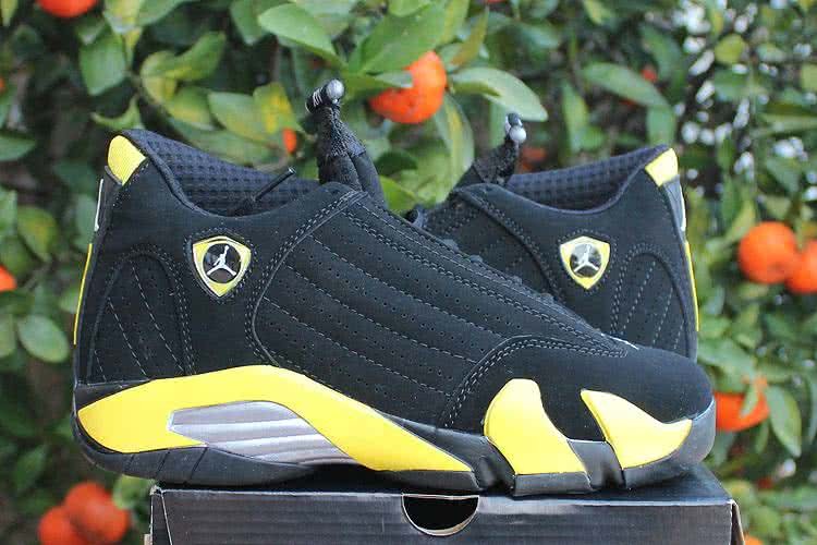 Air Jordan 14 Yellow And Grey Women 2