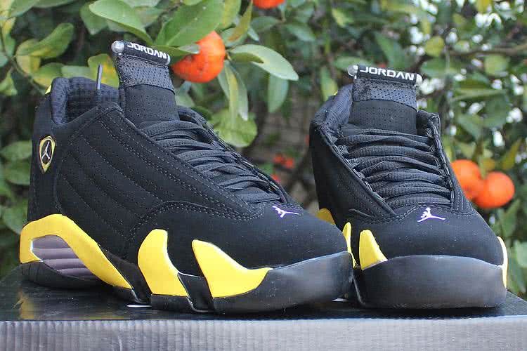 Air Jordan 14 Yellow And Grey Women 4