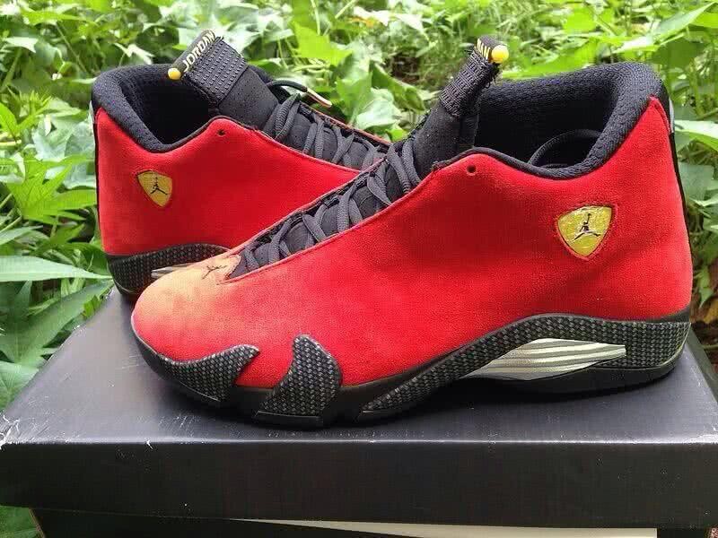 Air Jordan 14 Black And Red Men 2