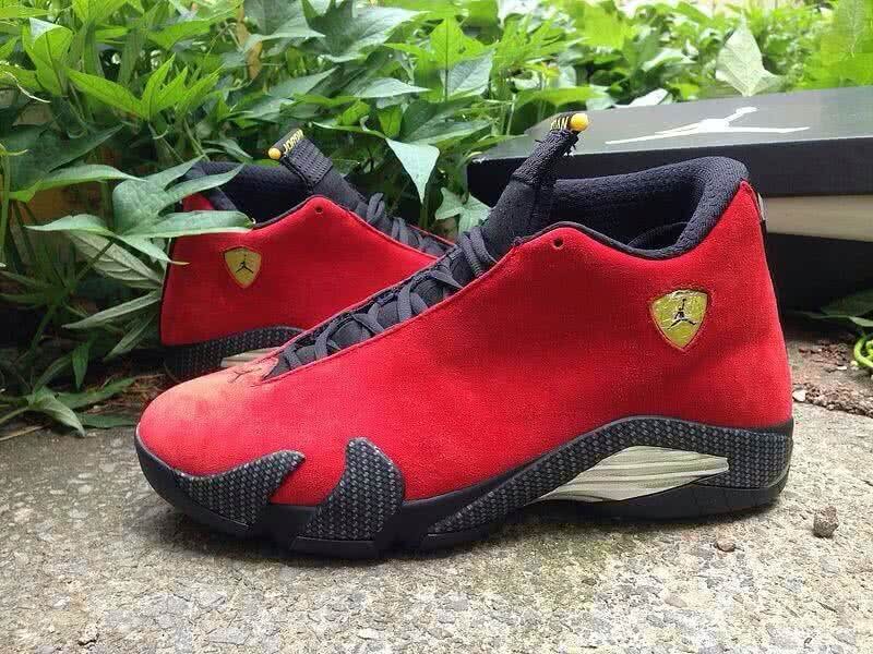 Air Jordan 14 Black And Red Men 5