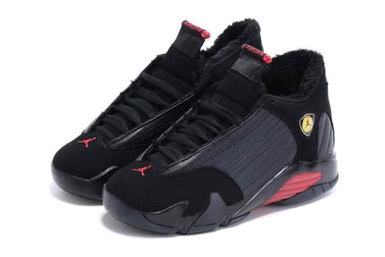 Air Jordan 14 Black And Red Women 2