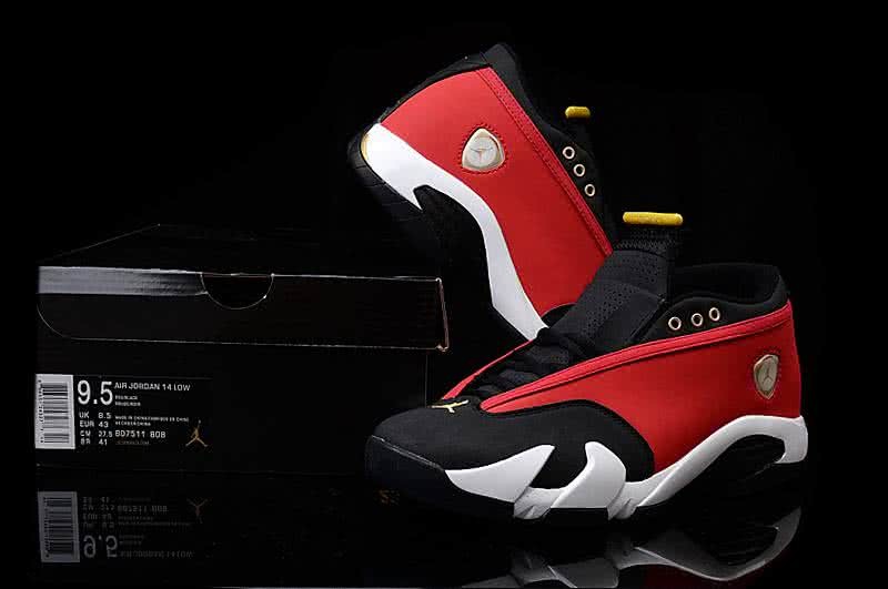 Air Jordan 14 Black And Red Men 2