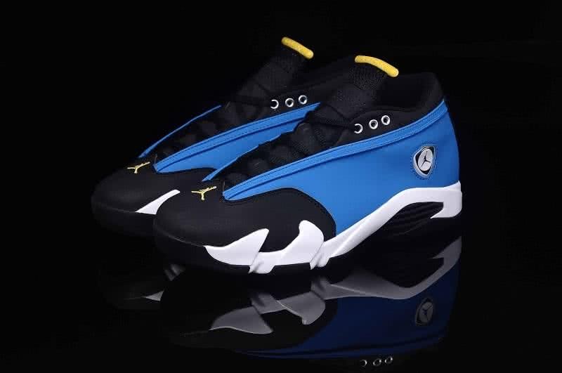 Air Jordan 14 Blue And Black Men 2