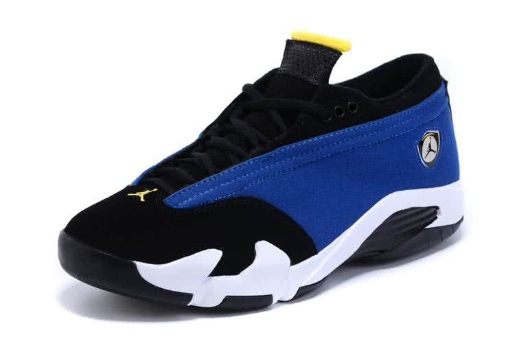 Air Jordan 14 Black And Blue Women 4
