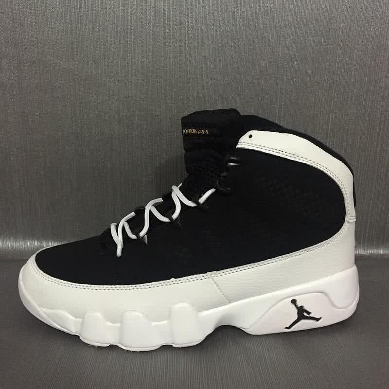 Air Jordan 9 Black And White Men 2