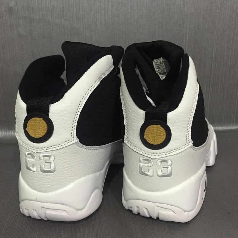 Air Jordan 9 Black And White Men 5