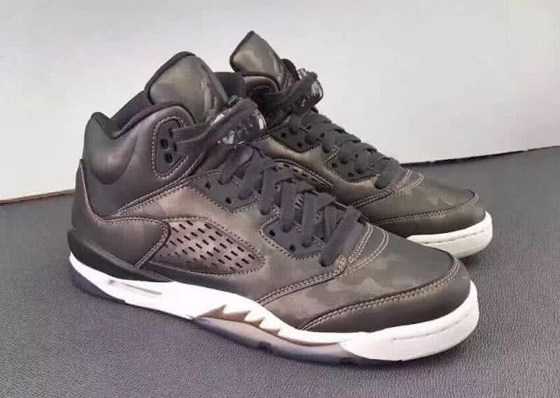 Air Jordan 5 Premium Heiress Metallic Field Purple And Grey Womne/Men36---47.5 3