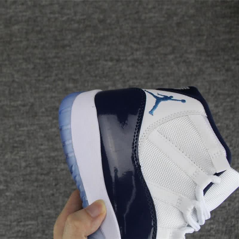 Air Jordan 11 Midnight Blue And White Men And Women 6