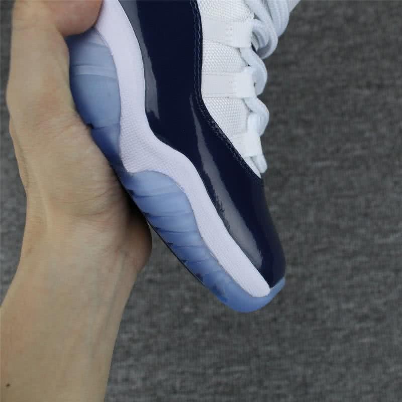 Air Jordan 11 Midnight Blue And White Men And Women 7