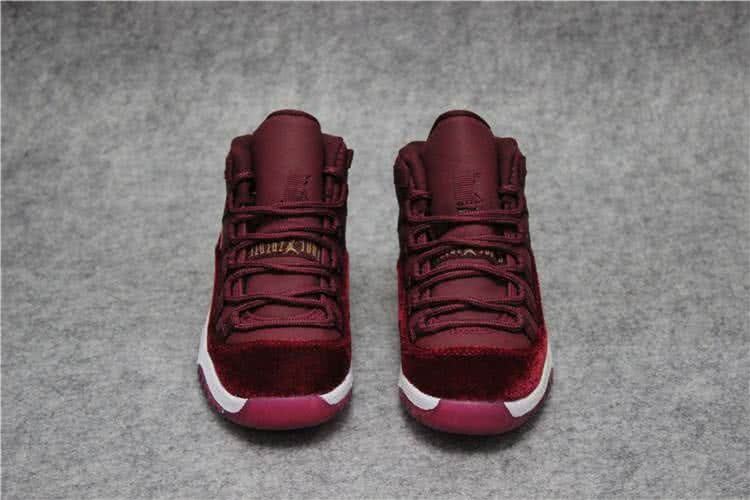 Air Jordan 11 Wine And White Kids 2