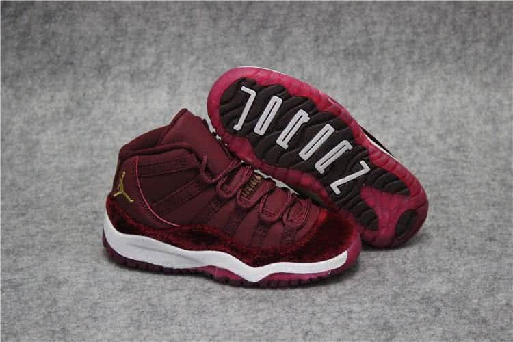 Air Jordan 11 Wine And White Kids 1