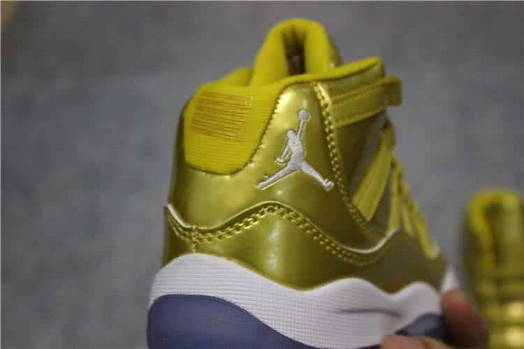 Air Jordan 11 Kids Golden Upper 8