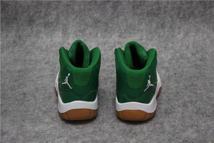 Air Jordan 11 Kids Green Upper 2