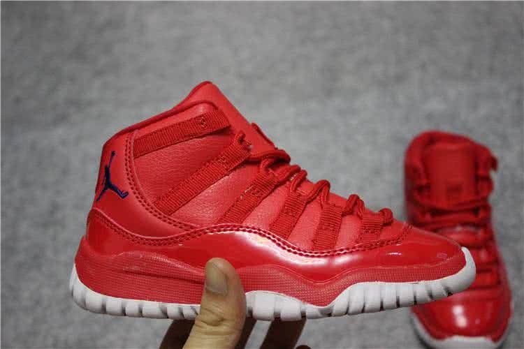 Air Jordan 11 Kids Red Upper 6
