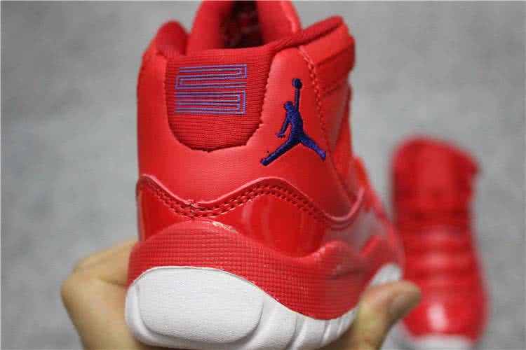Air Jordan 11 Kids Red Upper 8