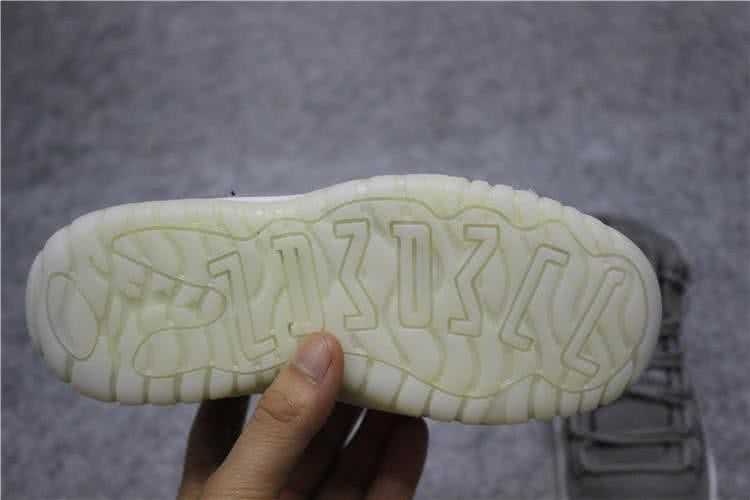 Air Jordan 11 Kids Grey Upper And White Sole 9