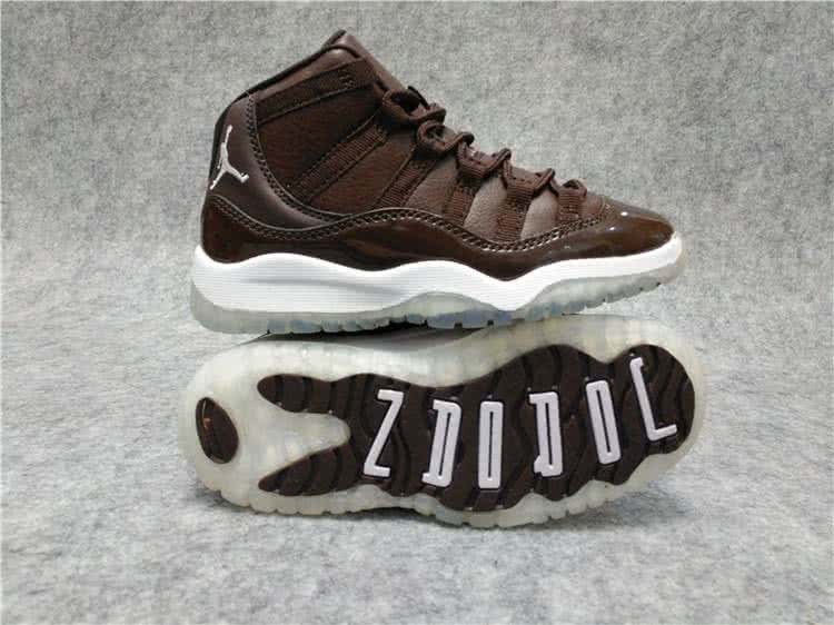 Air Jordan 11 Kids Brown Upper 7