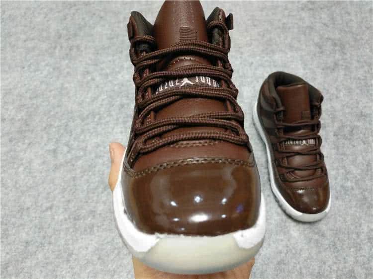 Air Jordan 11 Kids Brown Upper 8