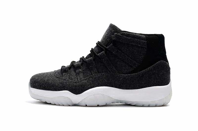 Air Jordan 11 Black Woolen Men And Women 3