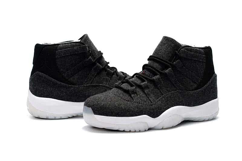 Air Jordan 11 Black Woolen Men And Women 5