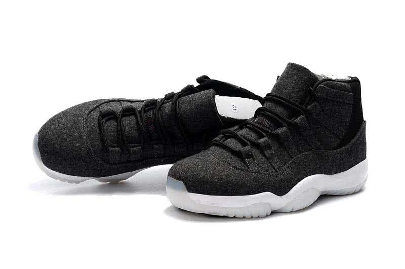 Air Jordan 11 Black Woolen Men And Women 6