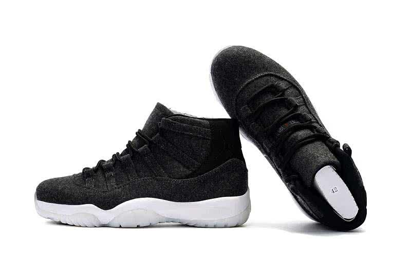 Air Jordan 11 Black Woolen Men And Women 9
