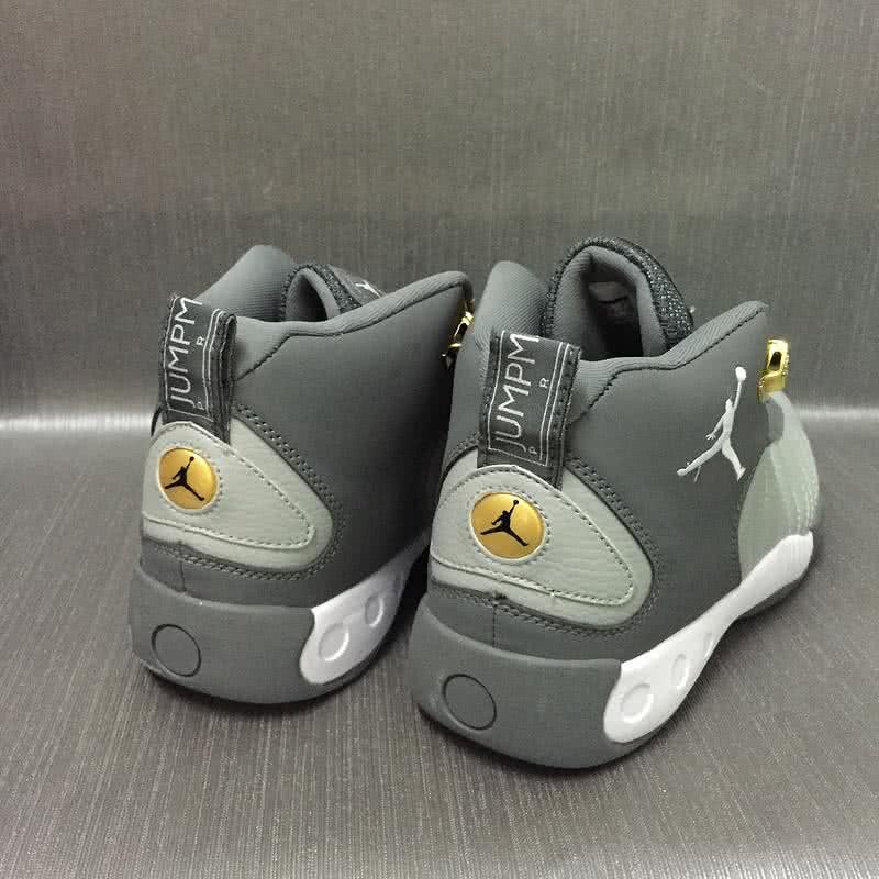 Air Jordan 12 Grey And White Men 6