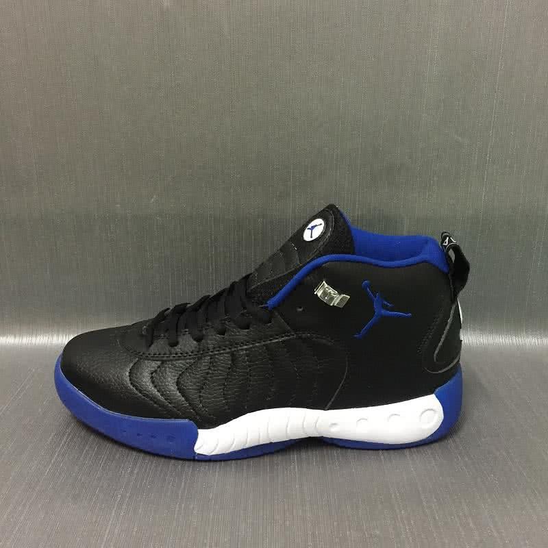 Air Jordan 12 Black Upper White And Blue Sole Men 2