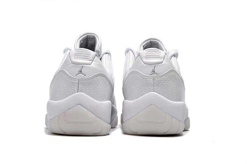 Air Jordan 11 All White Snakeskin Men 6