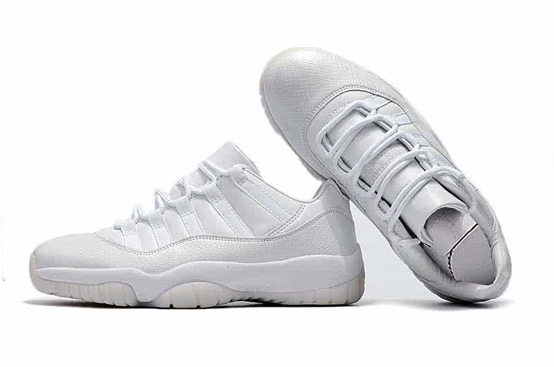 Air Jordan 11 All White Snakeskin Men 7