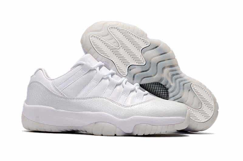 Air Jordan 11 All White Snakeskin Men 1