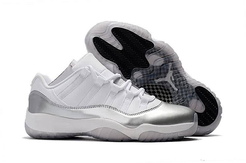 Air Jordan11 White And Silver Men 1