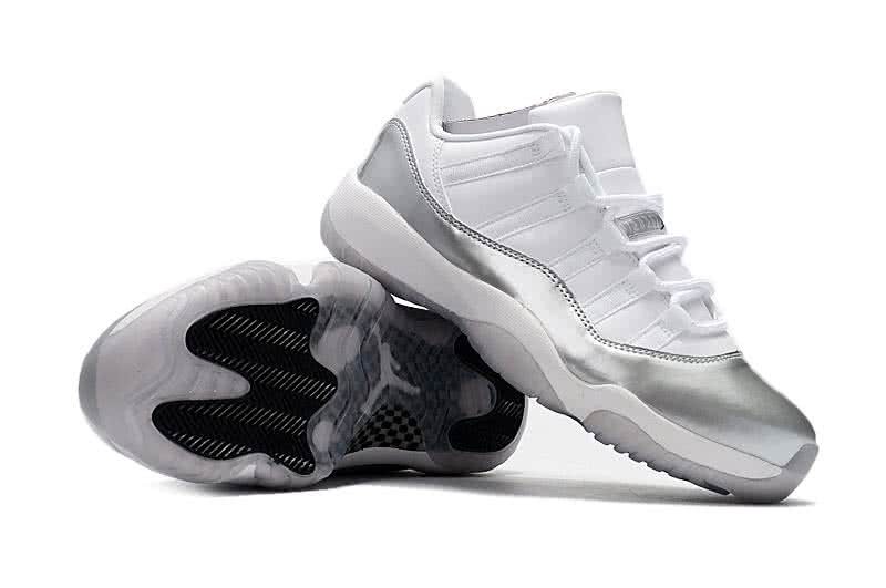 Air Jordan11 White And Silver Men 6