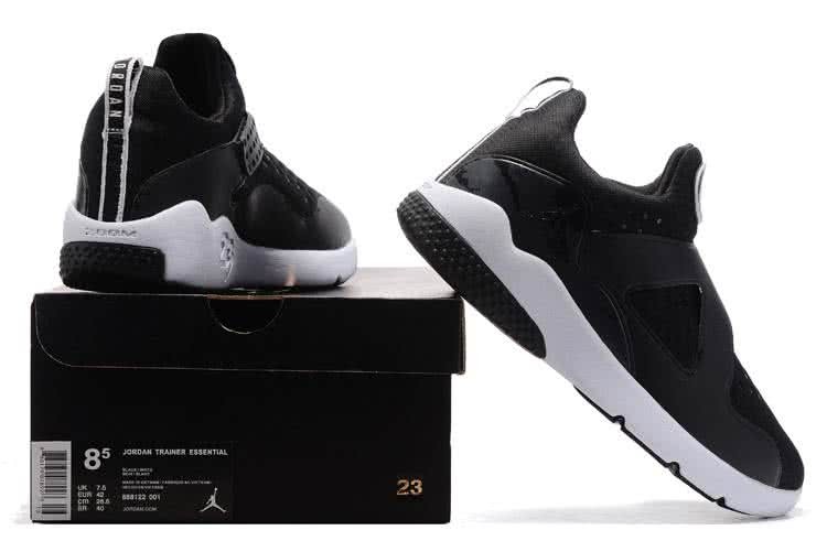 Air Jordan 8 Black And White Men 2